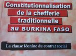 Sur un livre de Gulmer DA intitulé "Constitutionnalisation de la chefferie traditionnelle au Burkina Faso"