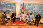 Coopération Burkina-France : Le ministre des affaires étrangères, Jean-Yves Le Drian, reçu par le Président Kaboré